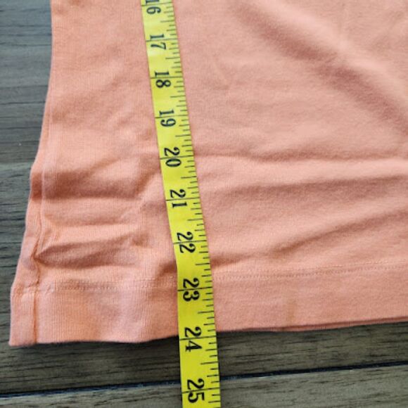 Michael Stars Orange 100% Cotton Tank Top | Size OS - Picture 6 of 8